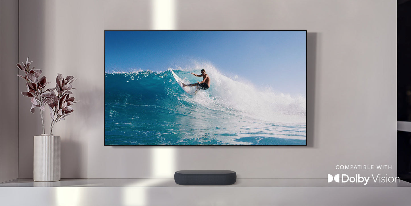 LG Eclair QP5 3.1.2ch Dolby Atmos Compact Sound Bar with Subwoofer, Black