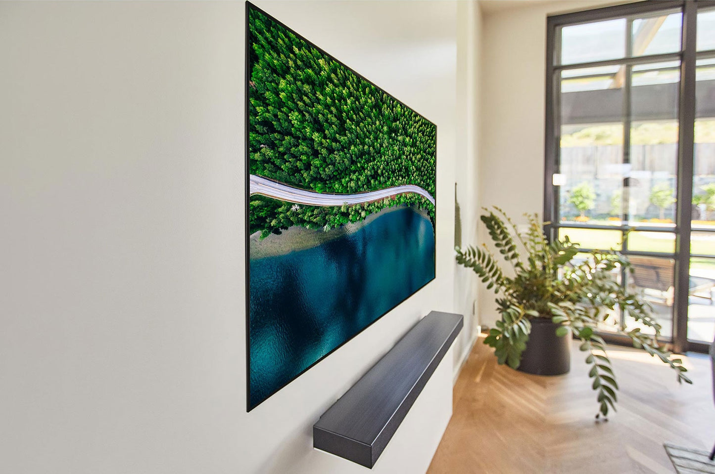 LG WX 65 inch Class Wallpaper 4K Smart OLED TV w/ AI ThinQ® (64.5'' Diag)