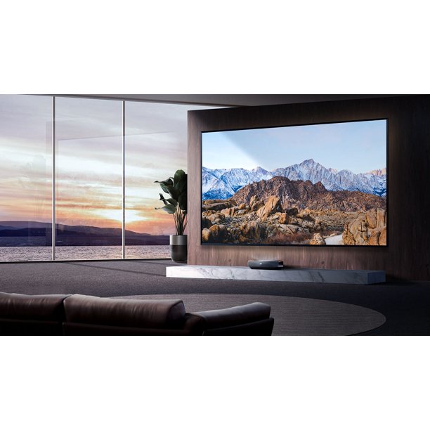 Hisense L9G Series Trichromal Laser TV Bundle w/ 100'' Tv Screen ALR Cinema Screen, Projector & TV Stand (120L9G) - Free Shipping